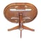 International Concepts Round 36 in Rd Top Pedestal Table, 12 in Leaf, 28.9 inH, Dining Height, Espresso, 36 in W, 48 in L K581-36RXT-27B - alternate 8